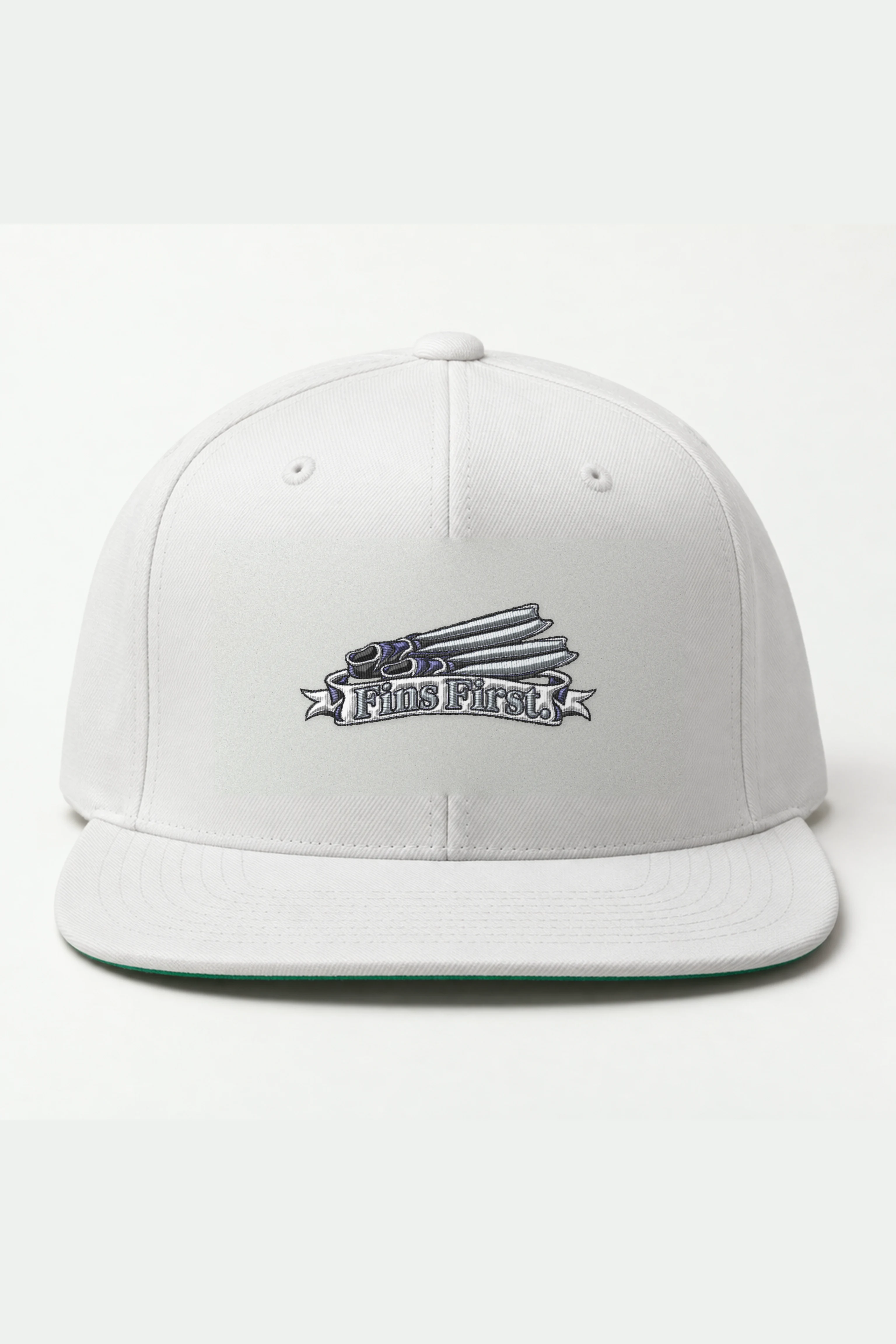 "Fins First" Classic Snapback · Embroidered