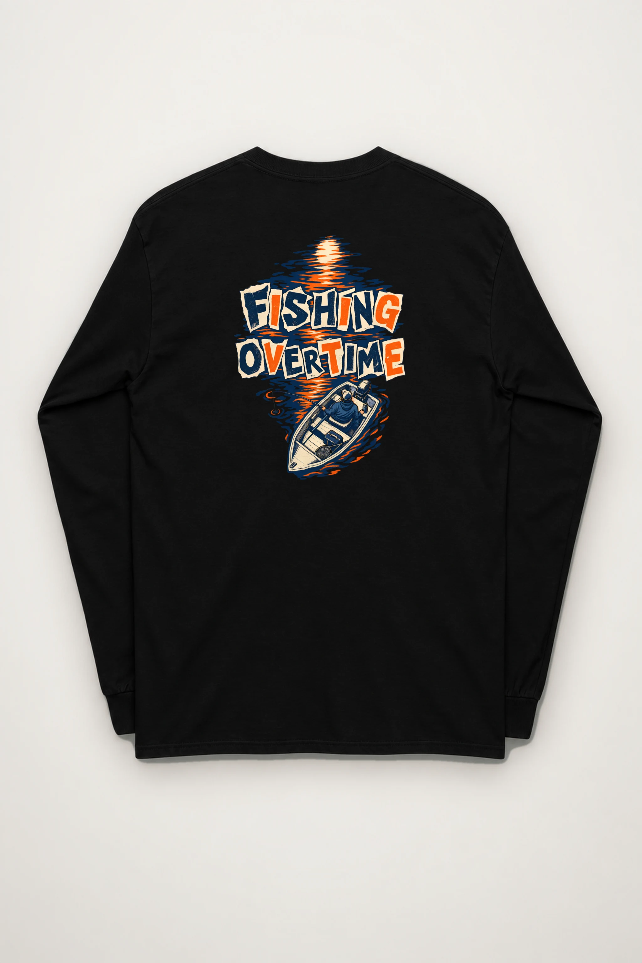 "Fishing Overtime" Unisex Longsleeve T-shirt
