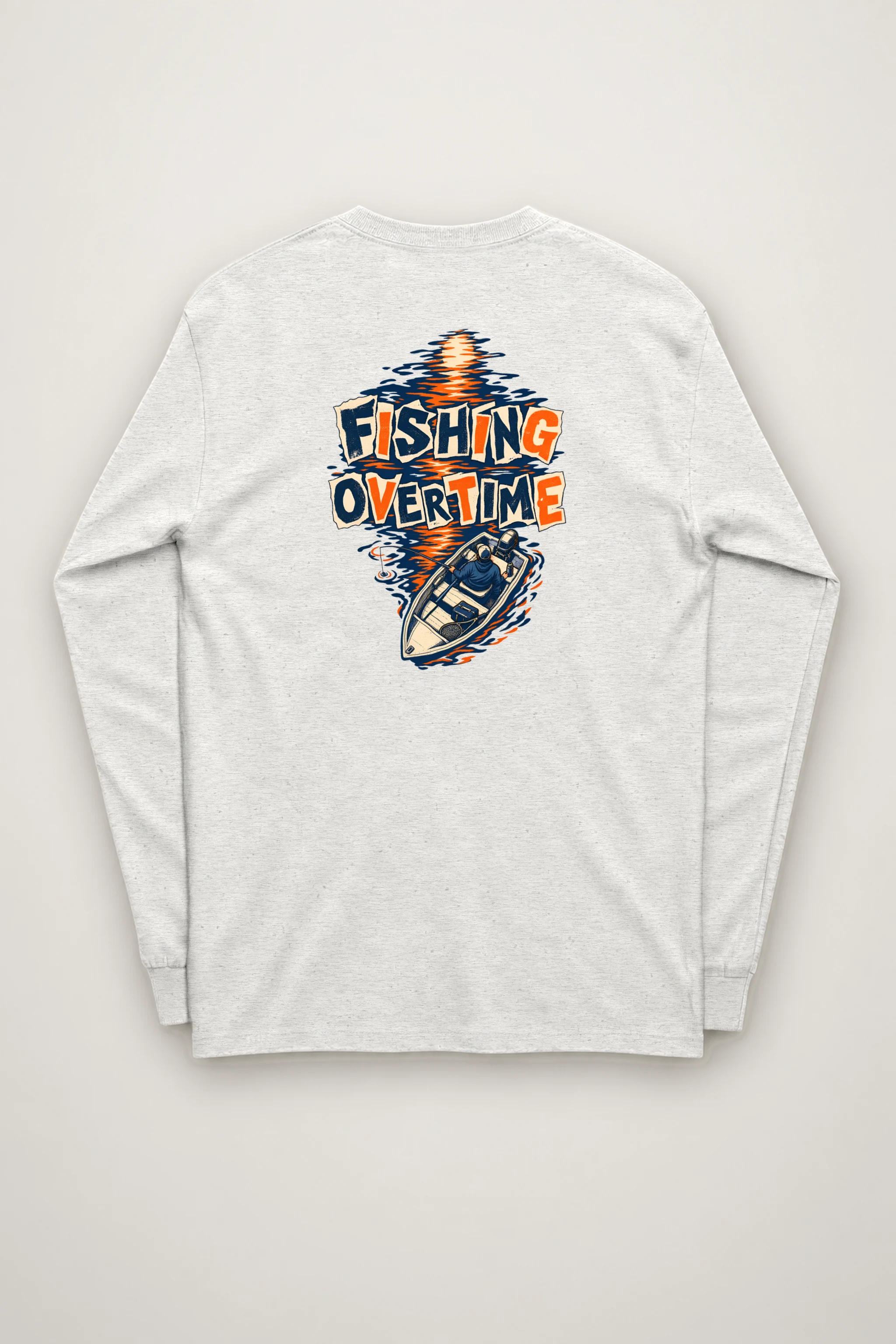 "Fishing Overtime" Unisex Longsleeve T-shirt