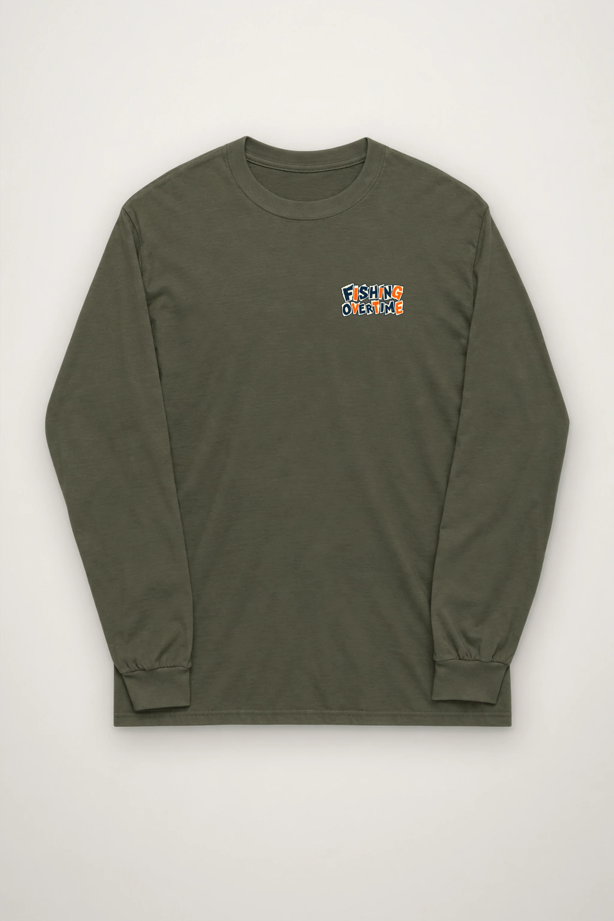 "Fishing Overtime" Unisex Longsleeve T-shirt