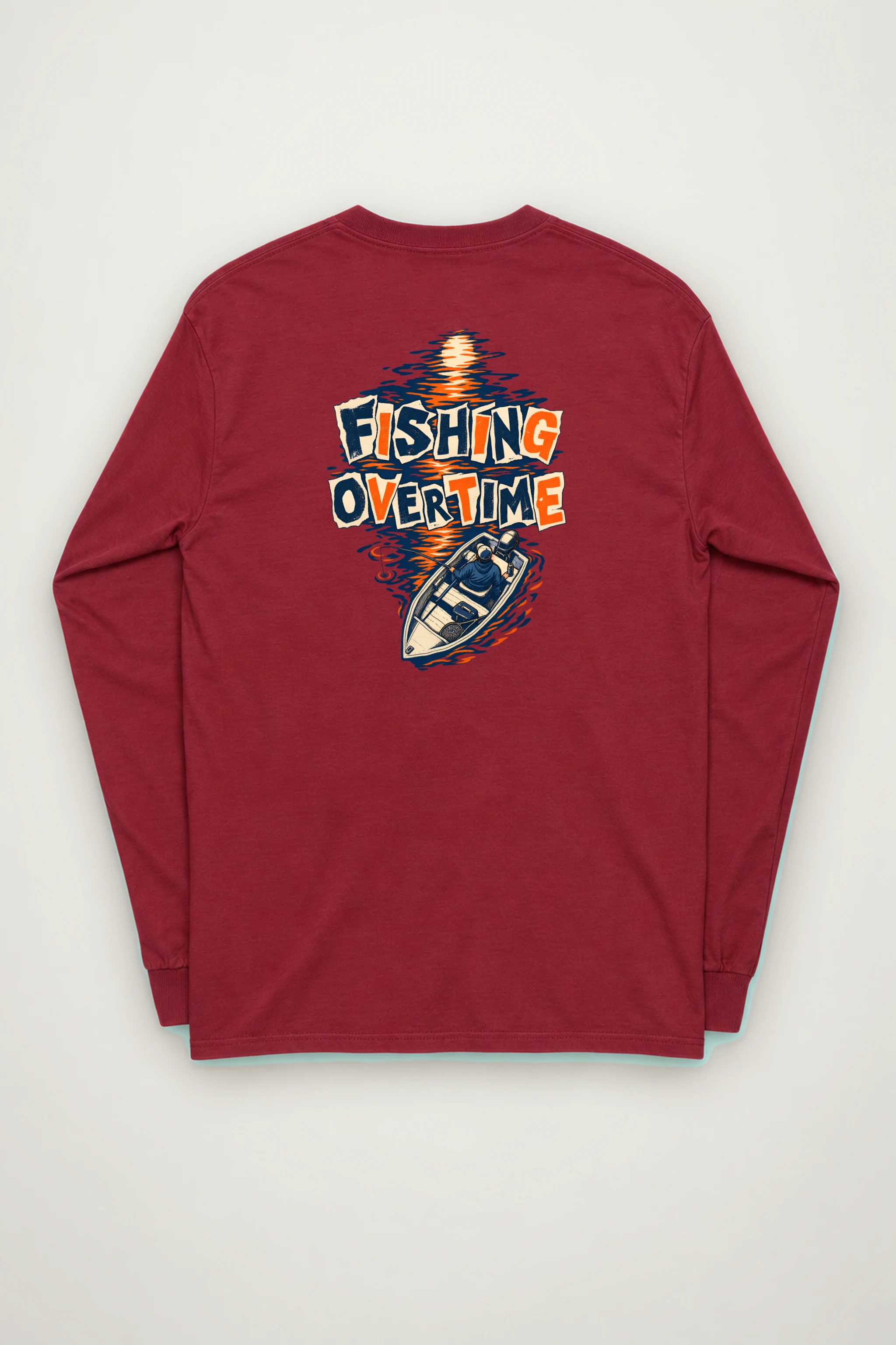 "Fishing Overtime" Unisex Longsleeve T-shirt