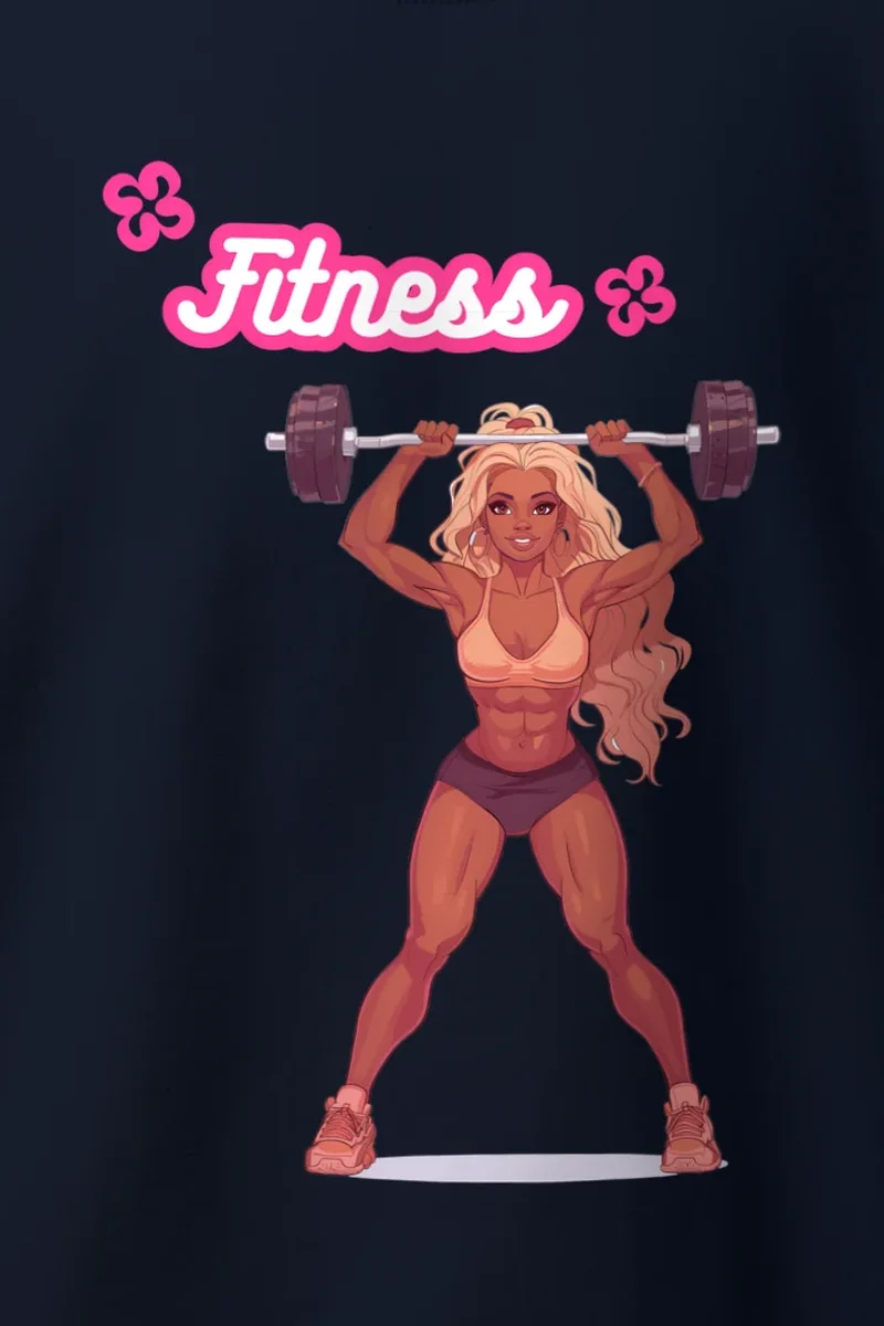 "Fitness Power" Heavy Blend Unisex Crewneck Sweatshirt