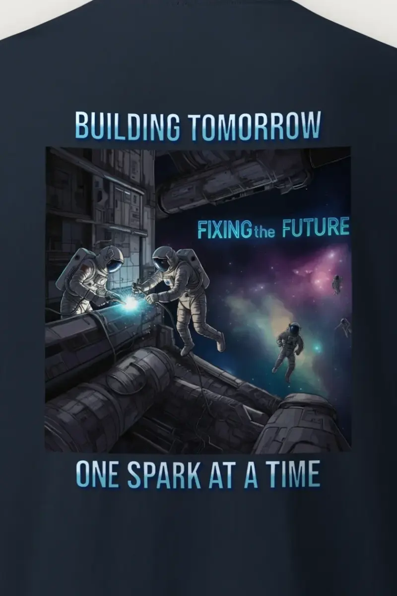 "Fixing The Future" Heavyweight Unisex Crewneck T-shirt