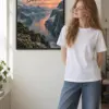 "Fjord Dusk" Premium Wooden Framed Poster