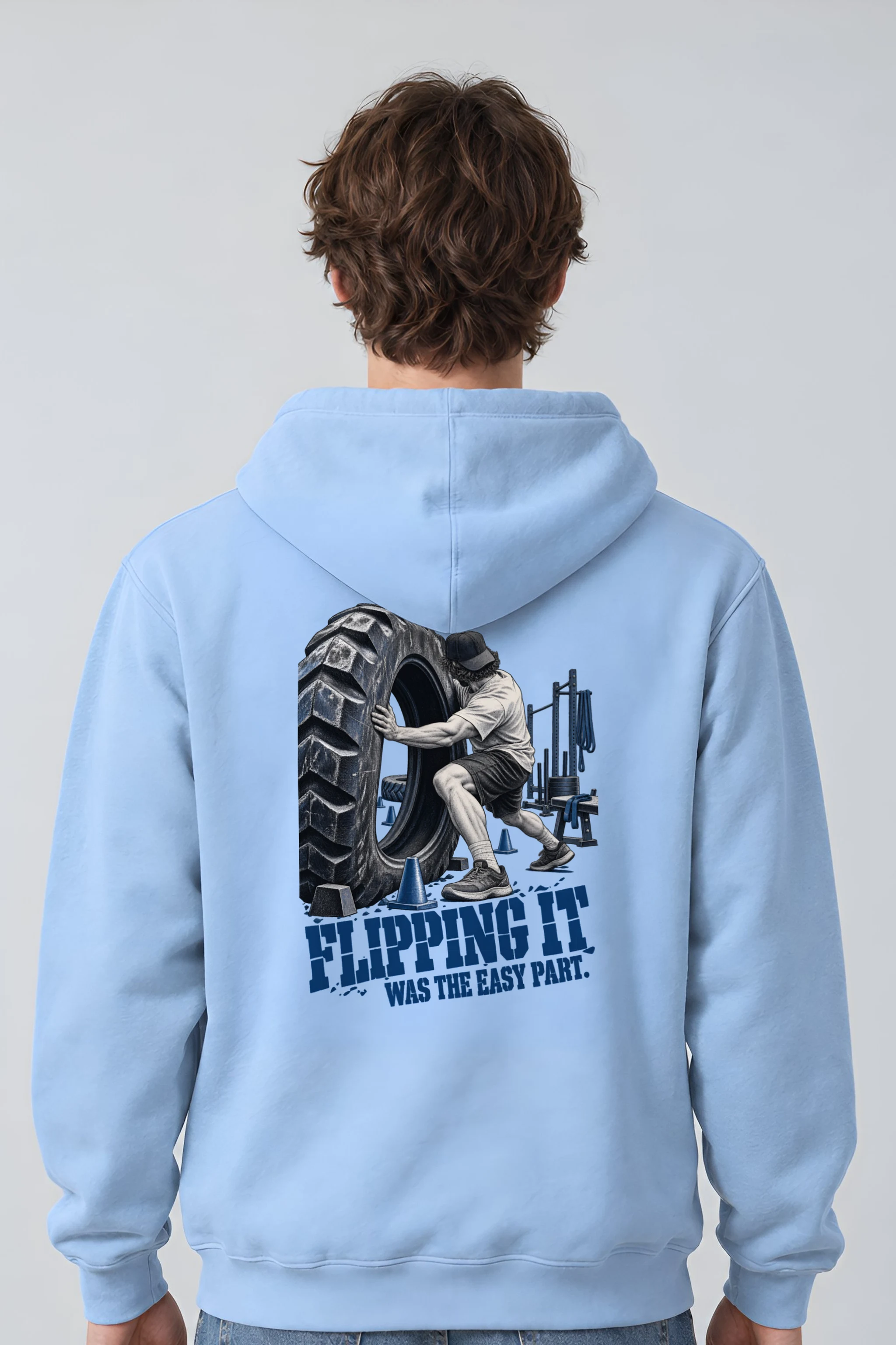 "Flipping It Was the Easy Part" Heavy Blend Unisex Pullover Hoodie