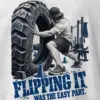 "Flipping It Was the Easy Part" Heavyweight Unisex Crewneck T-shirt