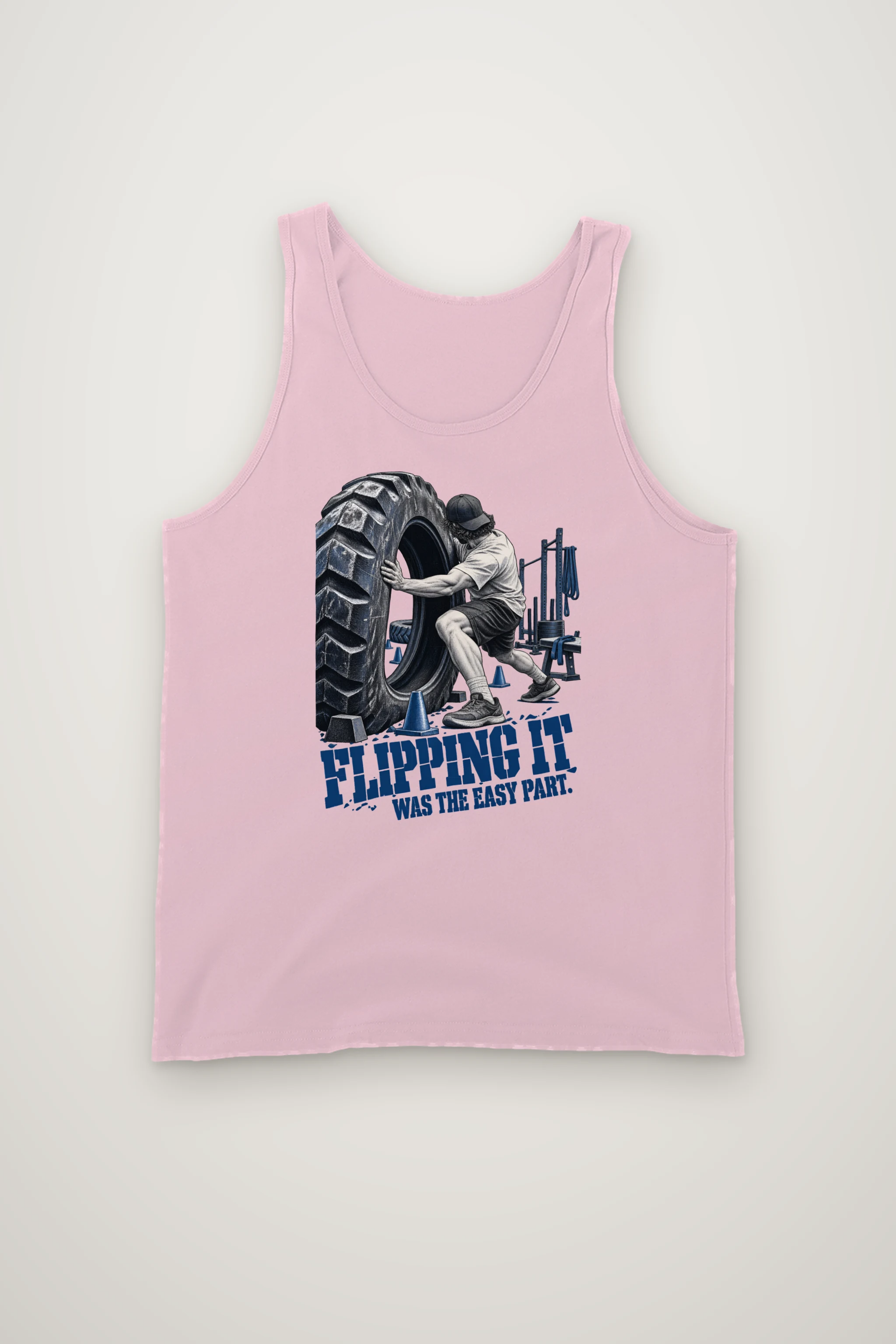 "Flipping It Was the Easy Part" Unisex Jersey Tank