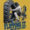 "Flipping It Was the Easy Part" Unisex Jersey Tank