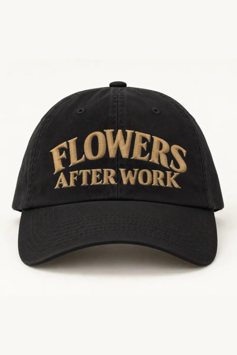 "Flowers After Work" Classic Dad Hat · Embroidered