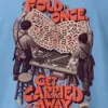 "Fold Once Get Carried Away" Heavyweight Unisex Crewneck T-shirt