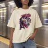 "Follow the Bass" Unisex Oversized Heavyweight Crewneck T-Shirt