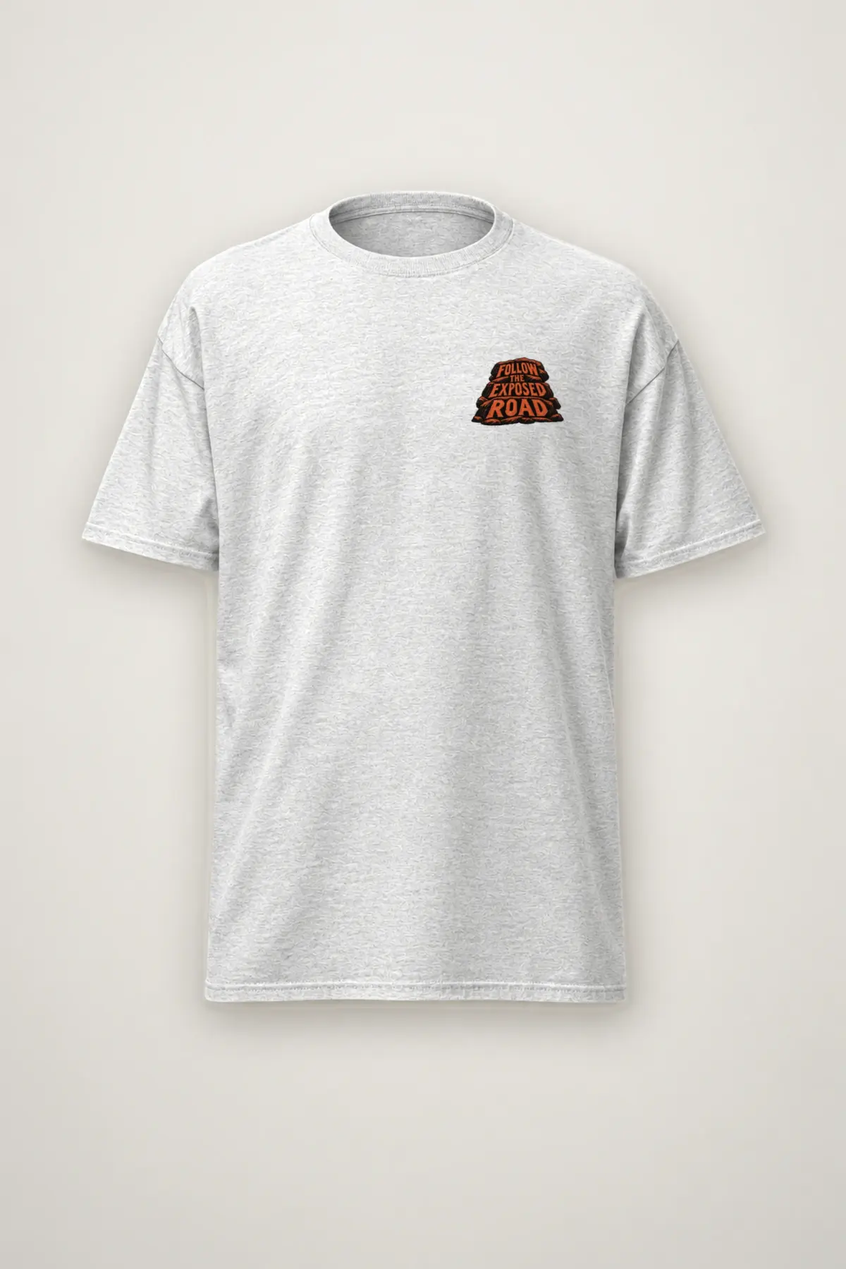 "FOLLOW THE EXPOSED ROAD" Heavyweight Unisex Crewneck T-shirt