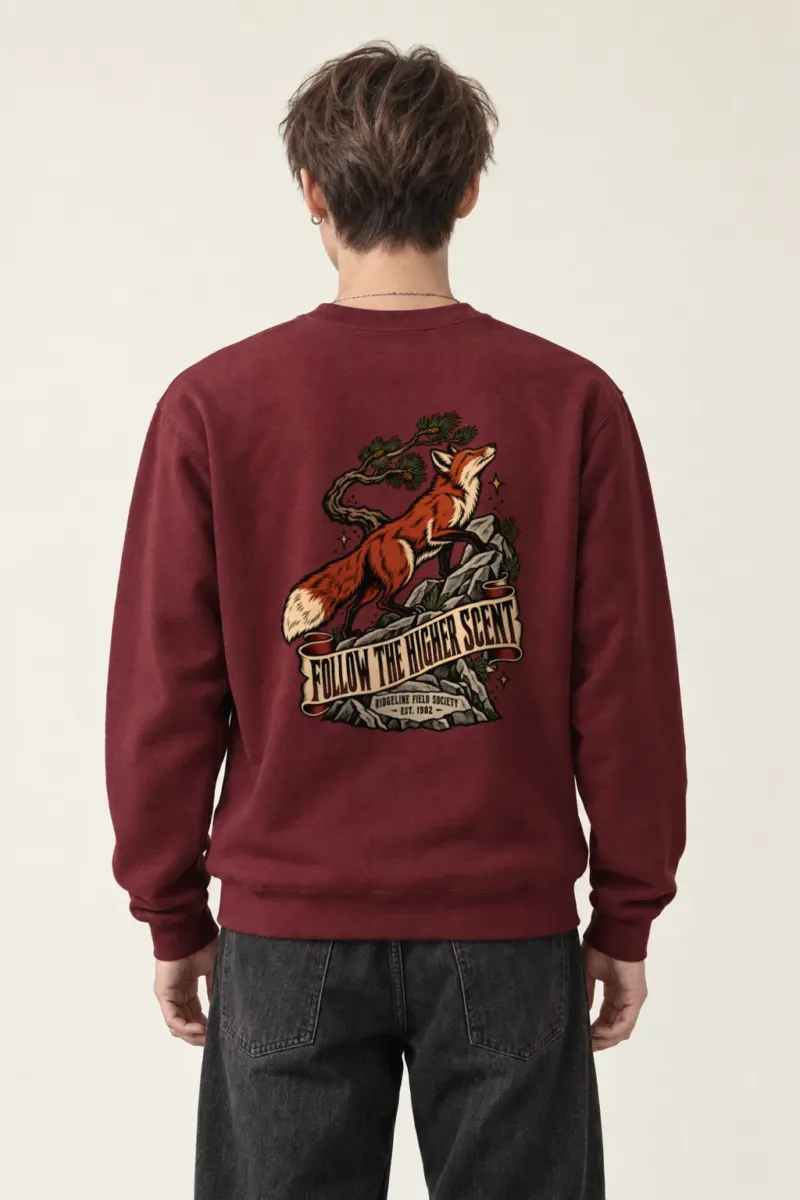 “FOLLOW THE HIGHER SCENT” Heavy Blend Unisex Crewneck Sweatshirt