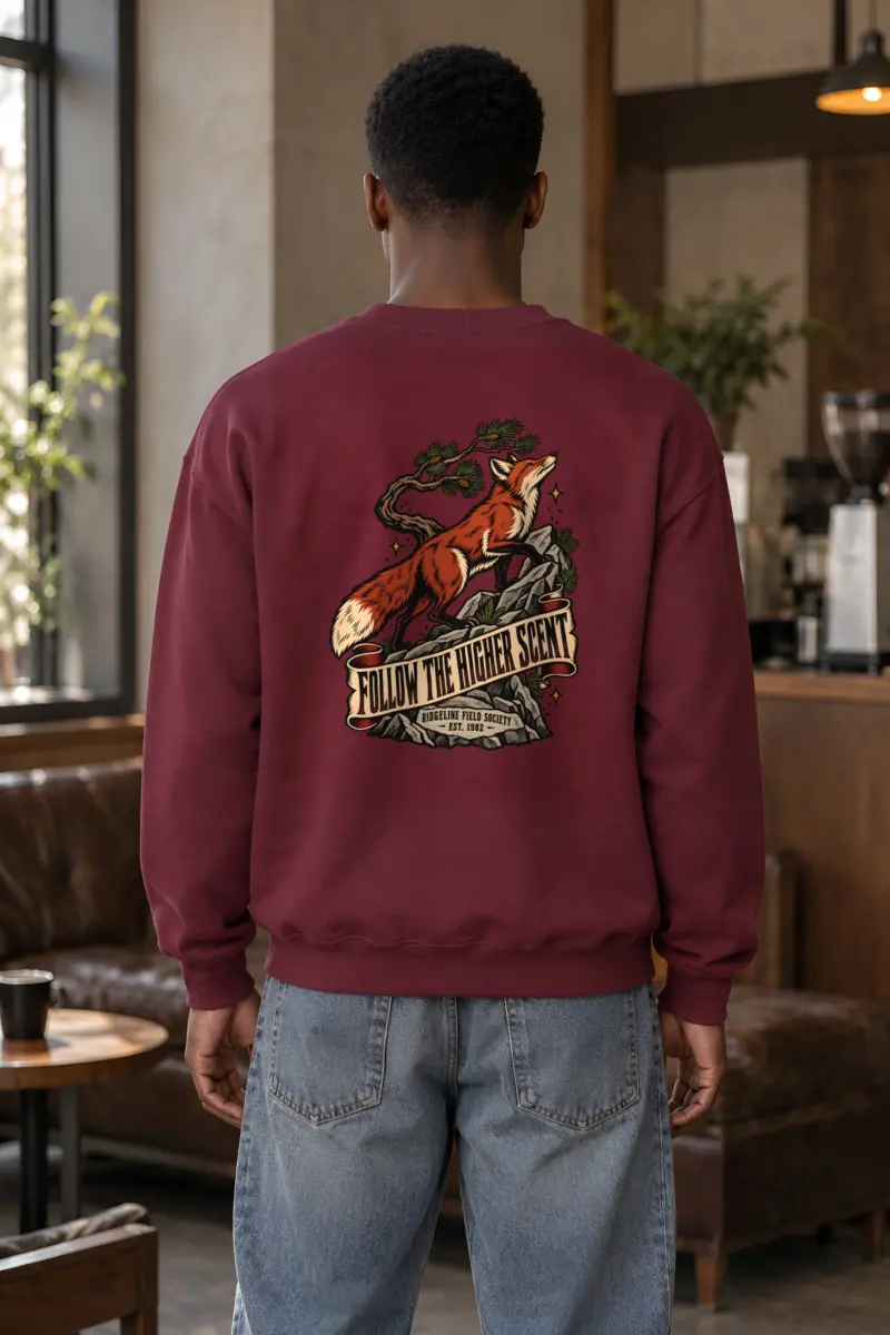 "FOLLOW THE HIGHER SCENT" Heavy Blend Unisex Crewneck Sweatshirt