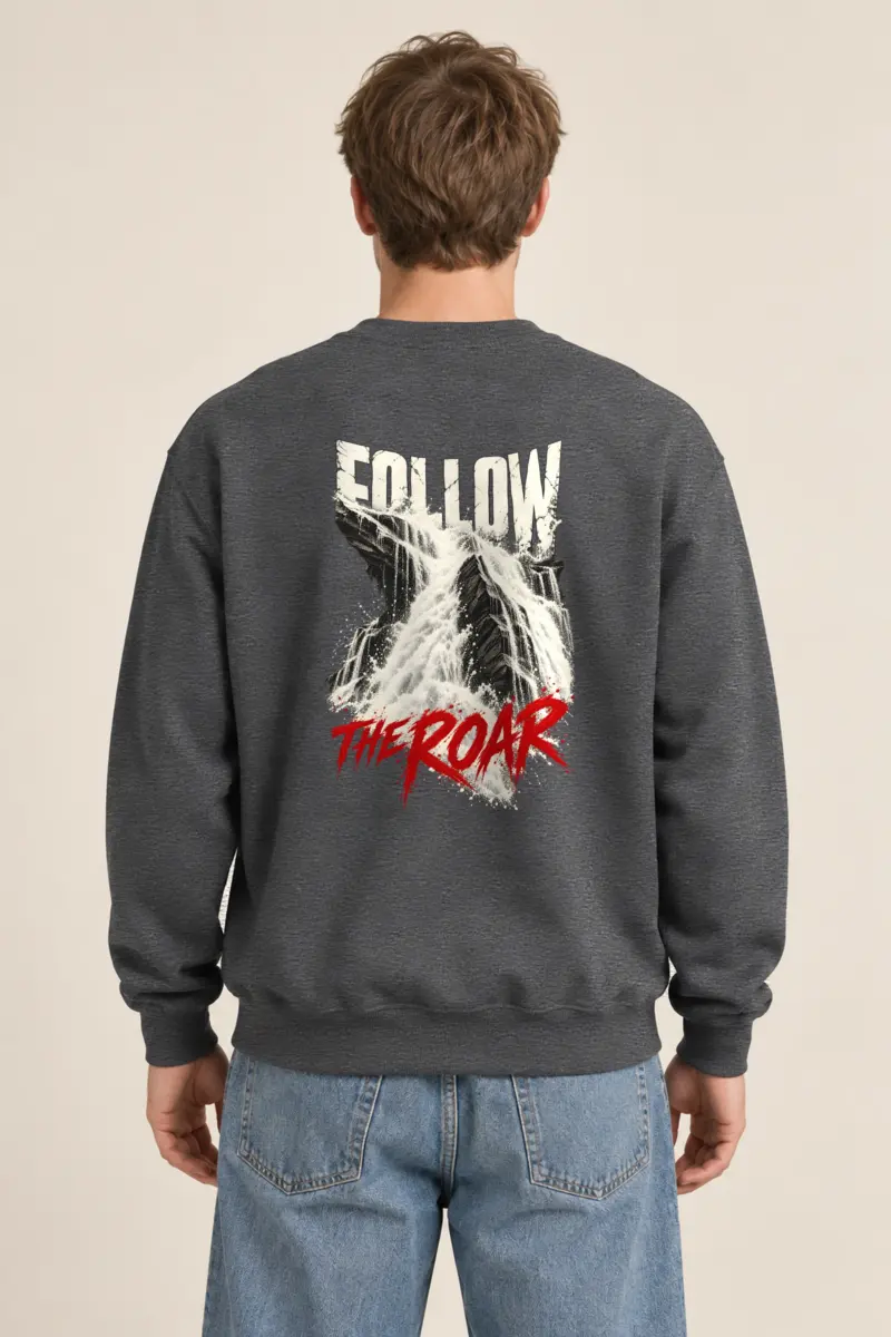 "Follow the Roar" Heavy Blend Unisex Crewneck Sweatshirt