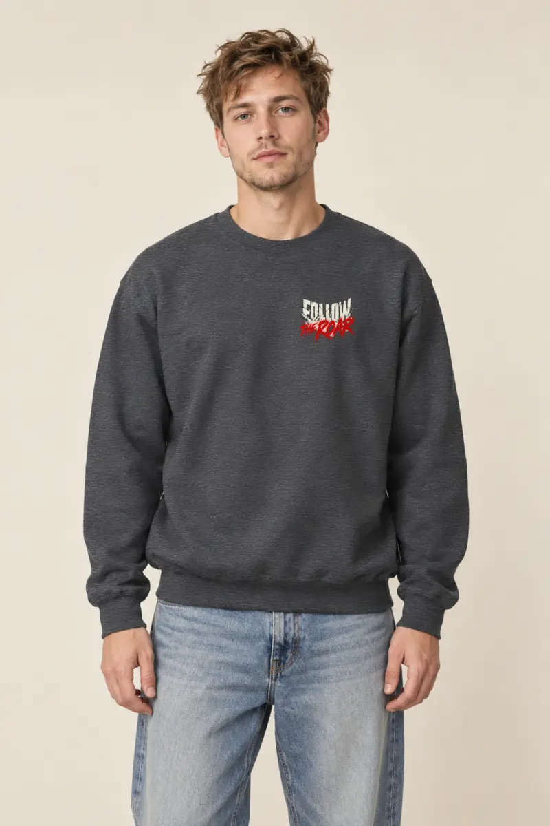"Follow the Roar" Heavy Blend Unisex Crewneck Sweatshirt