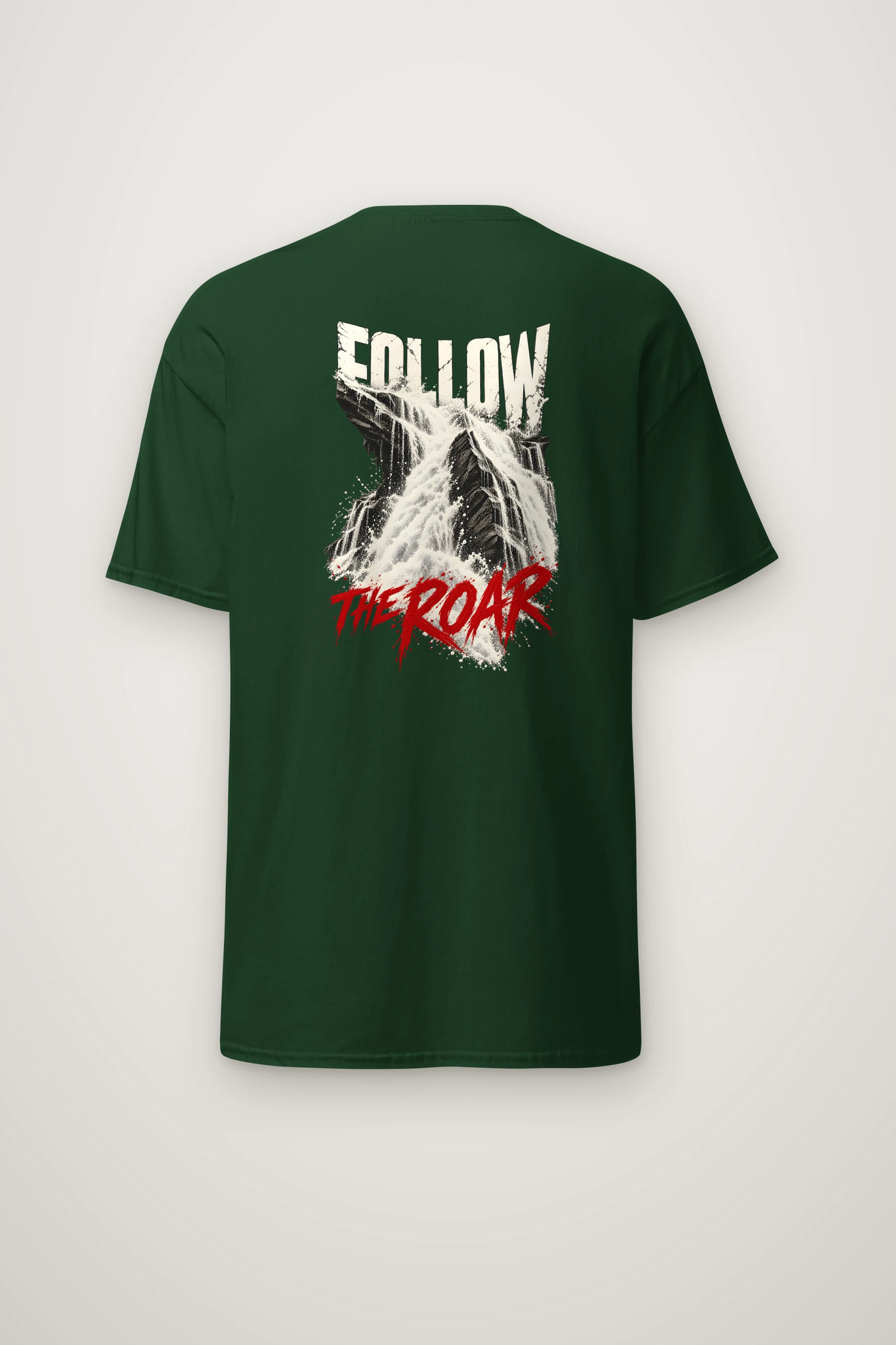 "Follow the Roar" Heavyweight Unisex Crewneck T-shirt
