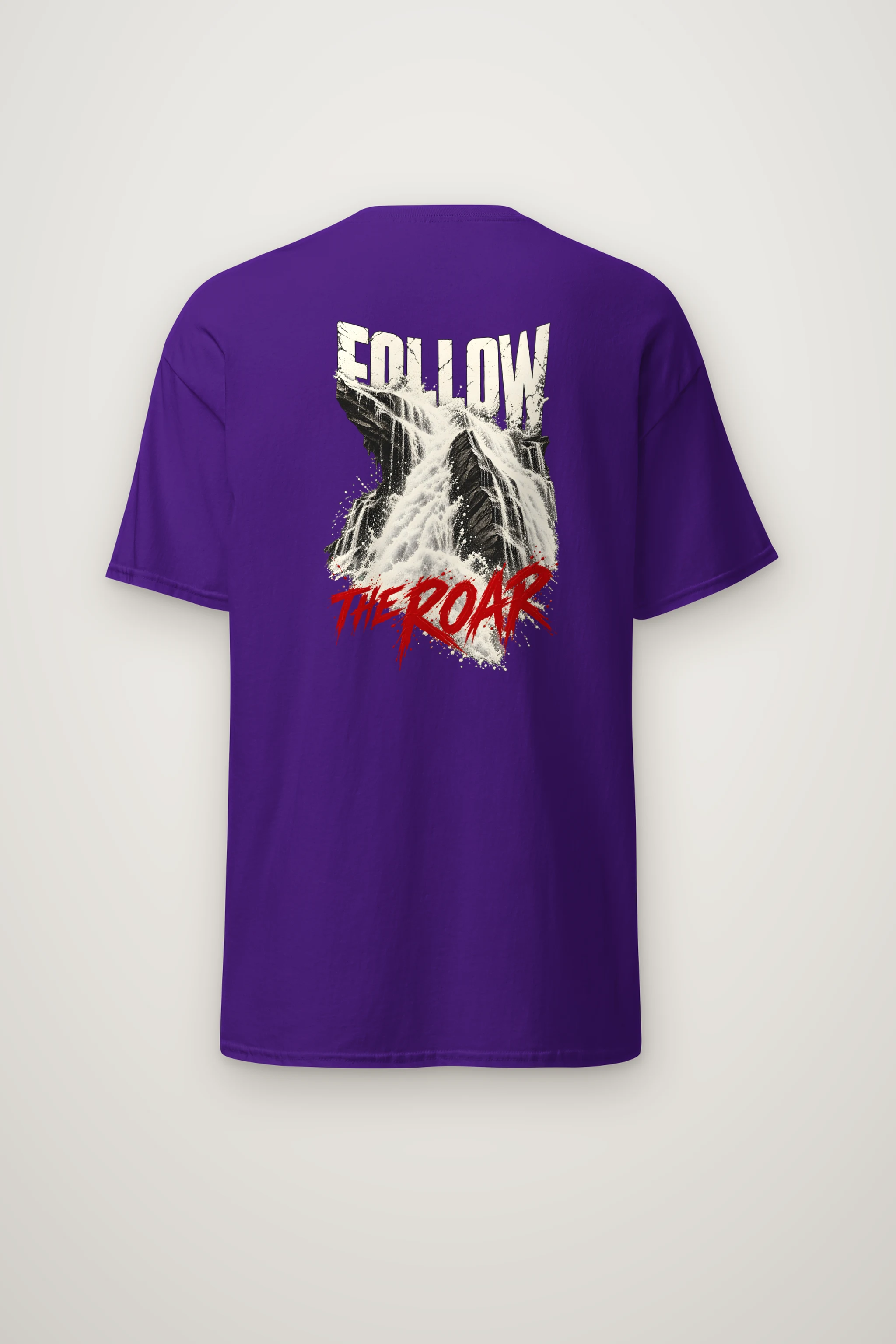 "Follow the Roar" Heavyweight Unisex Crewneck T-shirt