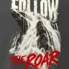 "Follow the Roar" Men's Oversized Heavyweight Crewneck T-Shirt