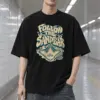 "Follow the Sandbar" Men's Oversized Heavyweight Crewneck T-Shirt