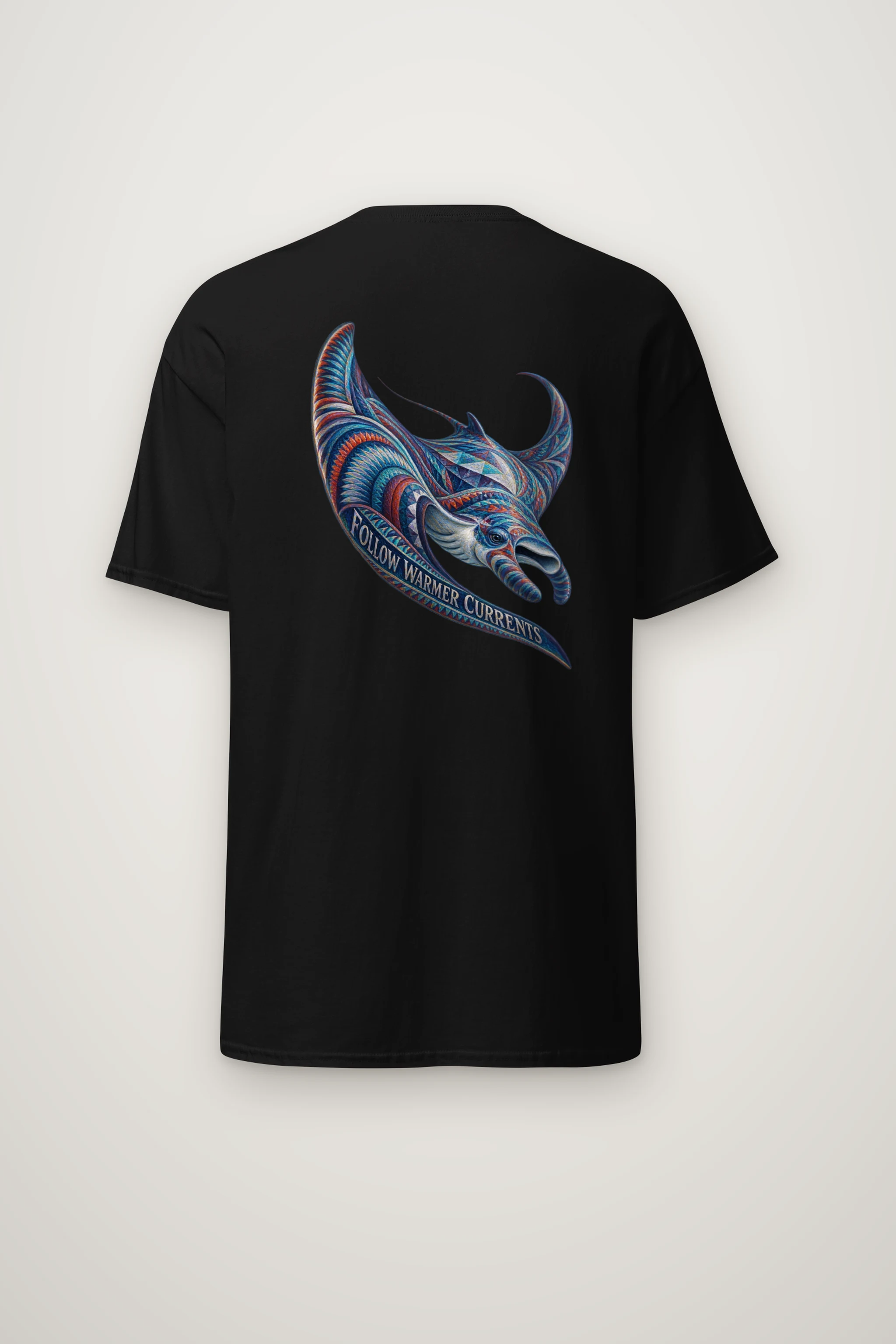 "Follow Warmer Currents" Heavyweight Unisex Crewneck T-shirt