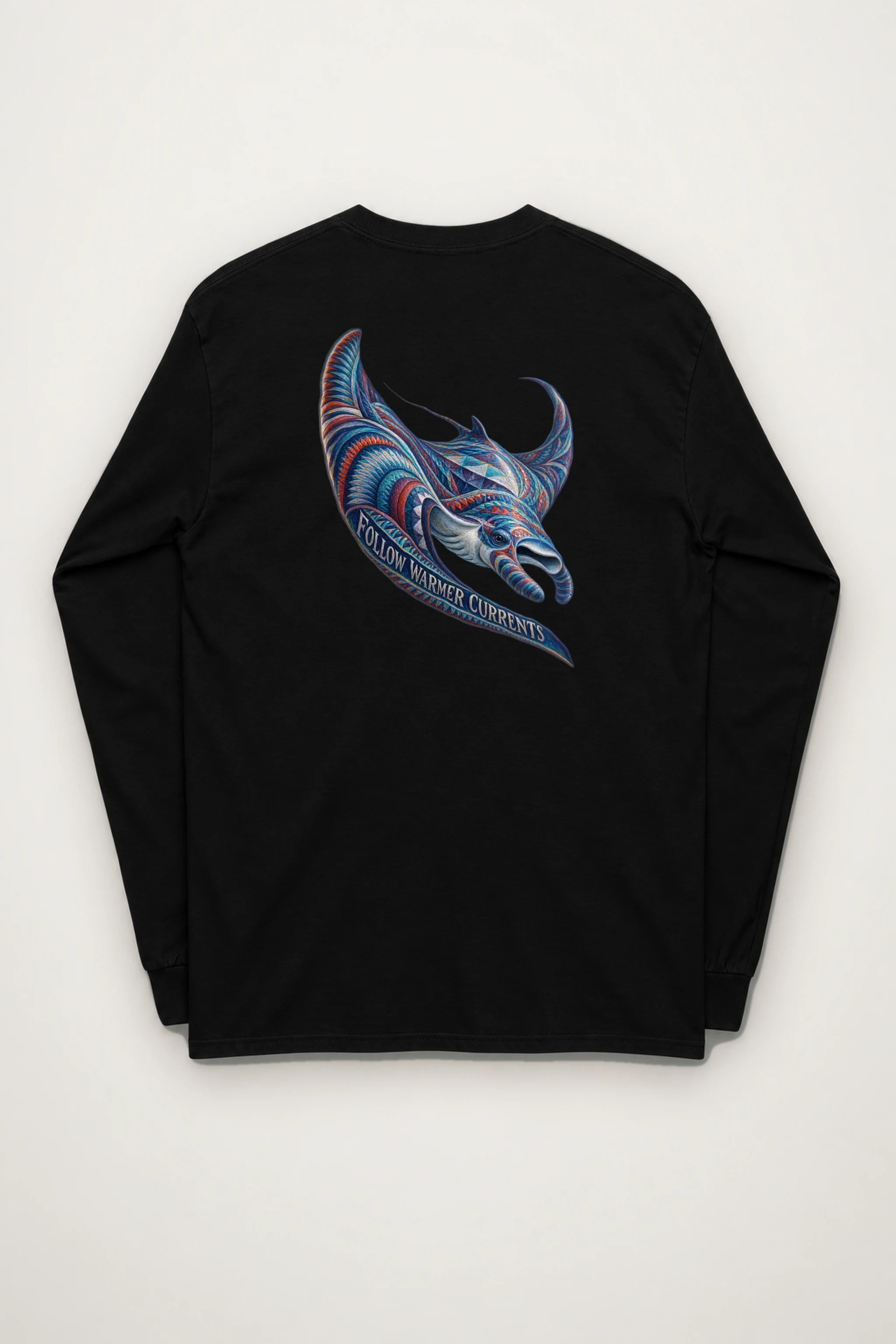 "Follow Warmer Currents" Unisex Longsleeve T-shirt