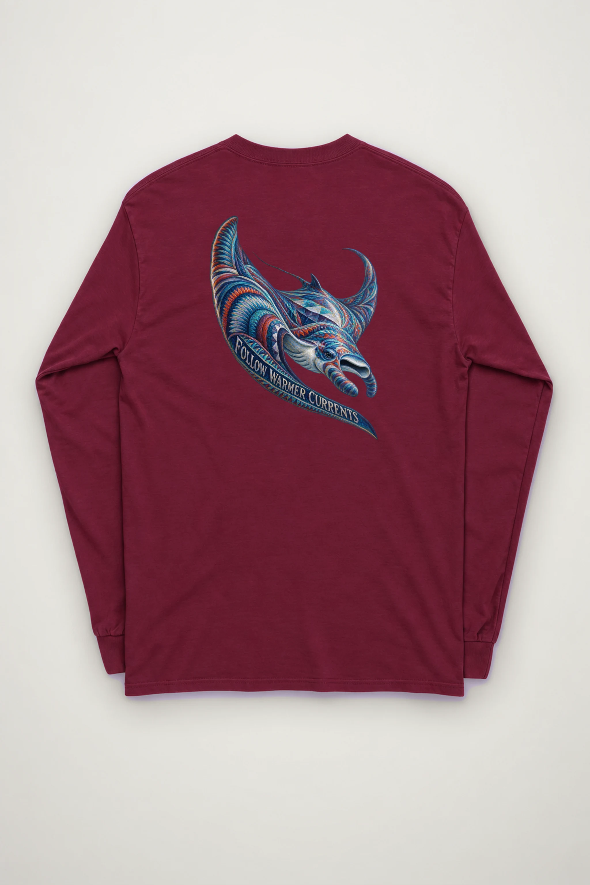 "Follow Warmer Currents" Unisex Longsleeve T-shirt