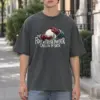 "Foot Of Fresh Powder Called In Sick" Men's Oversized Heavyweight Crewneck T-Shirt