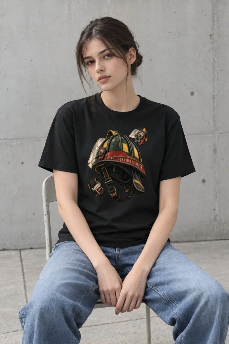 "For Every Stranger" Heavyweight Unisex Crewneck T-shirt