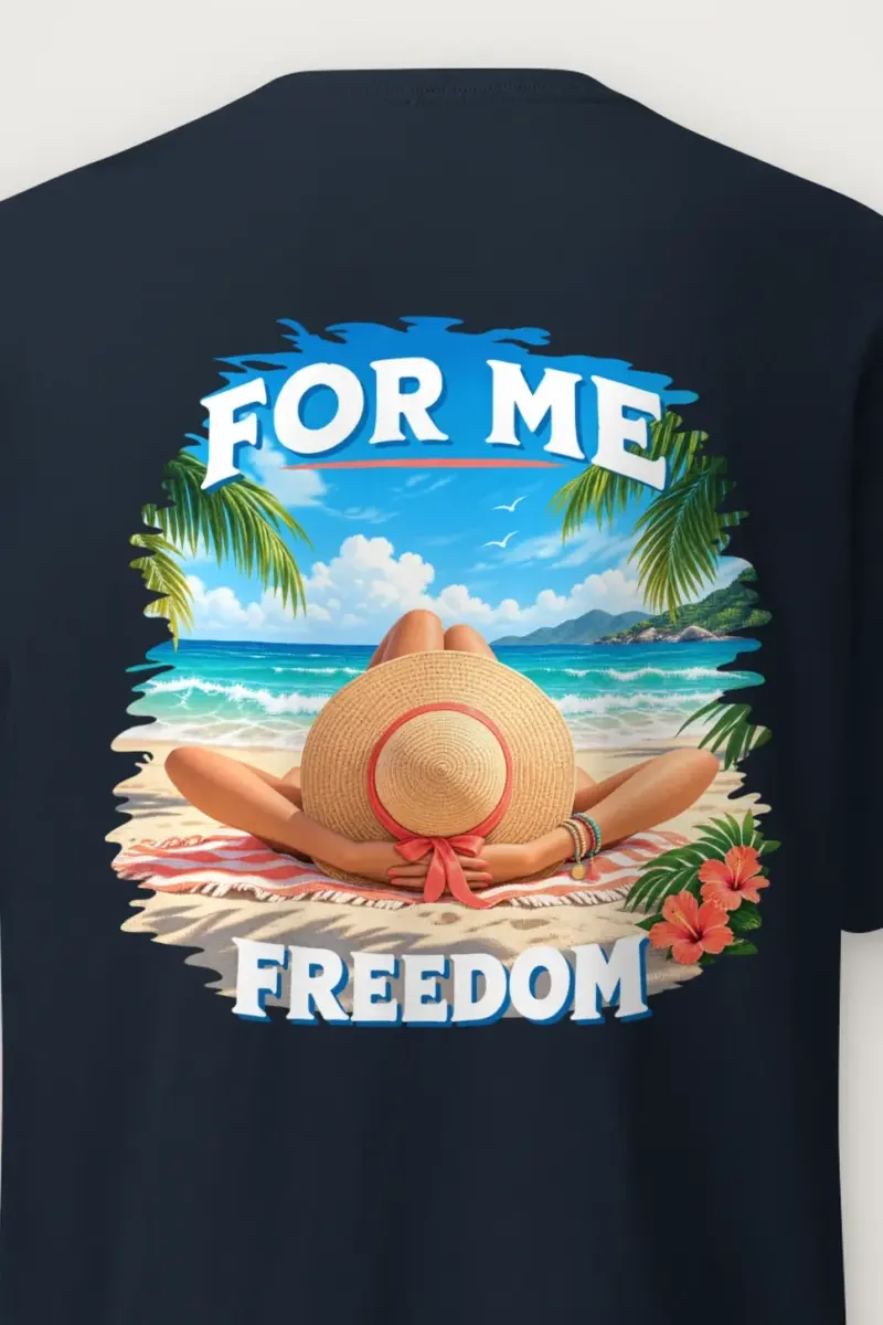 "For Me Freedom" Heavyweight Unisex Crewneck T-shirt