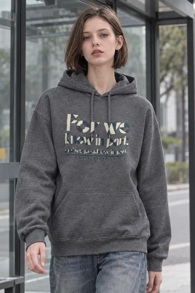 "For We Know in Part" Heavy Blend Unisex Pullover Hoodie