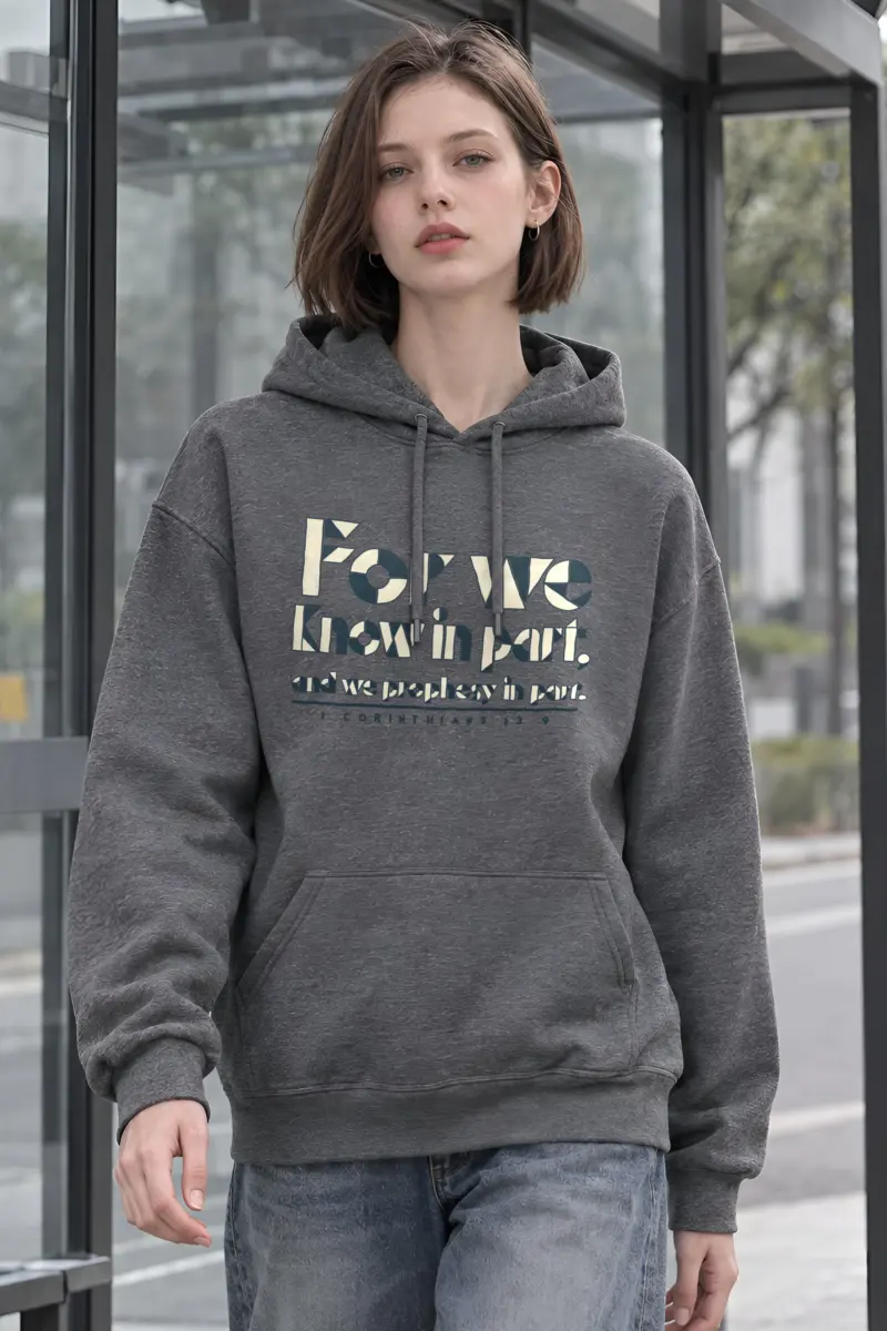 "For We Know in Part" Heavy Blend Unisex Pullover Hoodie