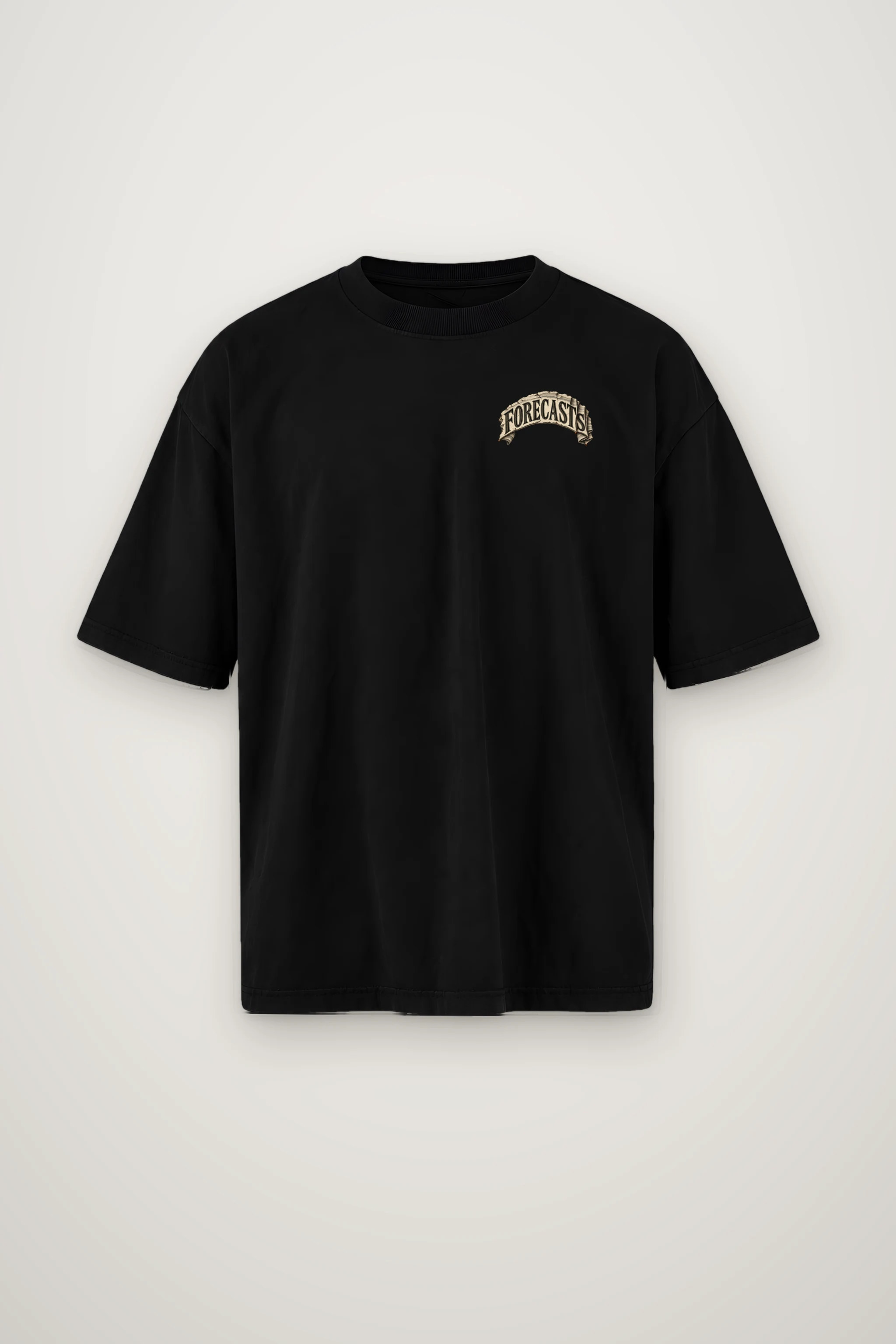 "Forecasts Have Betrayed Me" Men's Oversized Heavyweight Crewneck T-Shirt