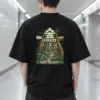 "Forest Relief Seoul Tee" Men's Oversized Heavyweight Crewneck T-Shirt