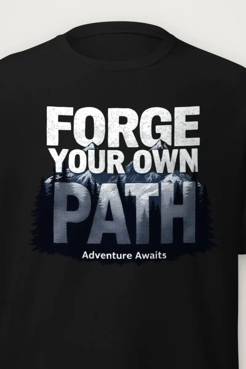 "Forge Your Own Path" Heavyweight Unisex Crewneck T-shirt