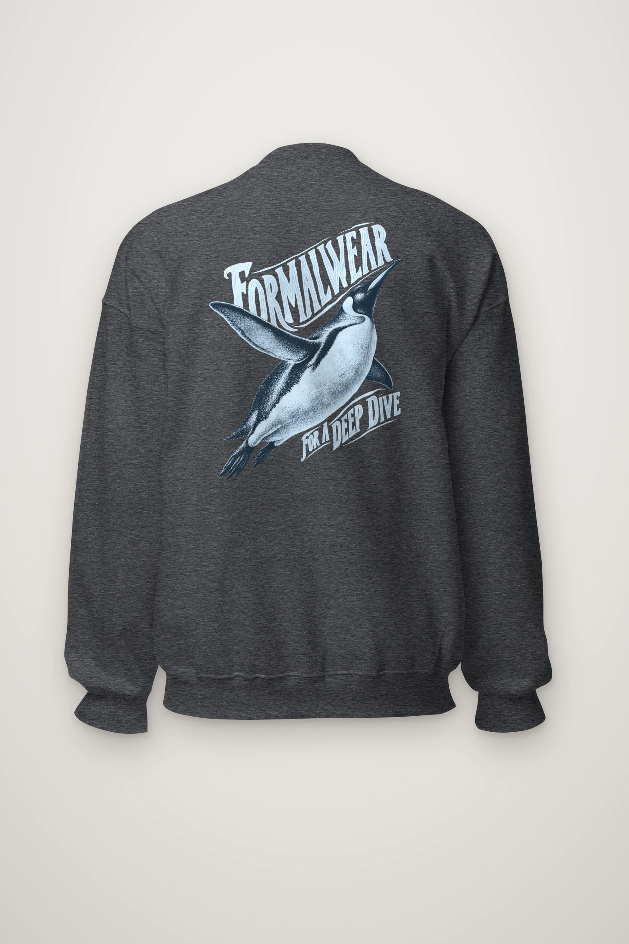 "Formalwear for a Deep Dive" Heavy Blend Unisex Crewneck Sweatshirt