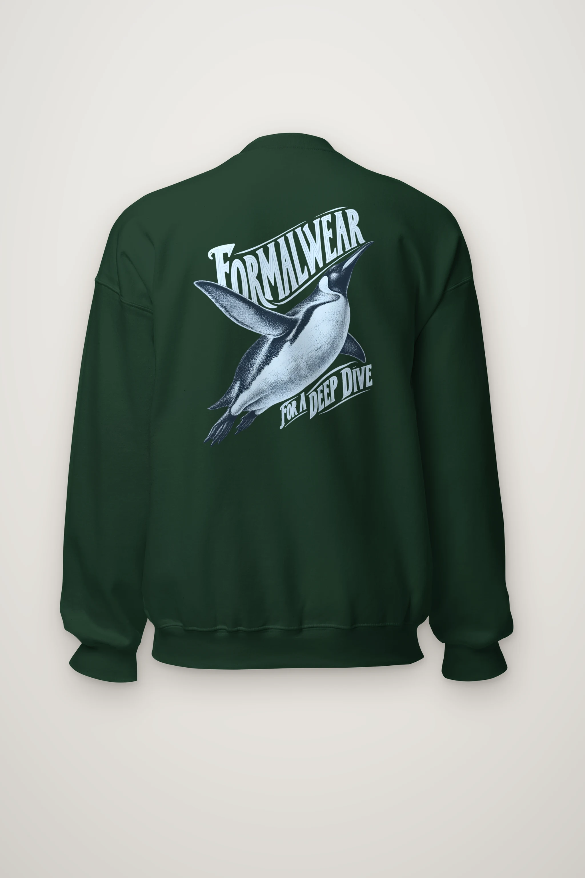 "Formalwear for a Deep Dive" Heavy Blend Unisex Crewneck Sweatshirt
