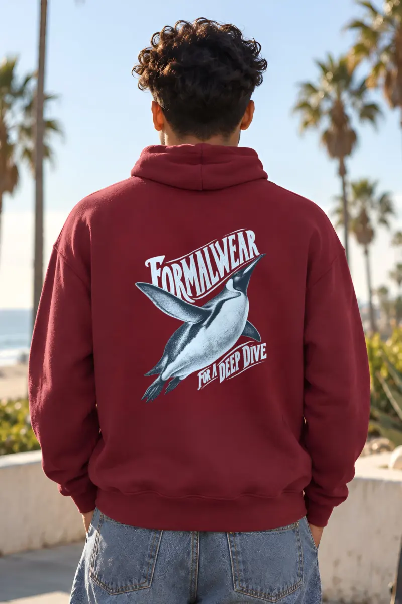 "Formalwear for a Deep Dive" Heavy Blend Unisex Pullover Hoodie