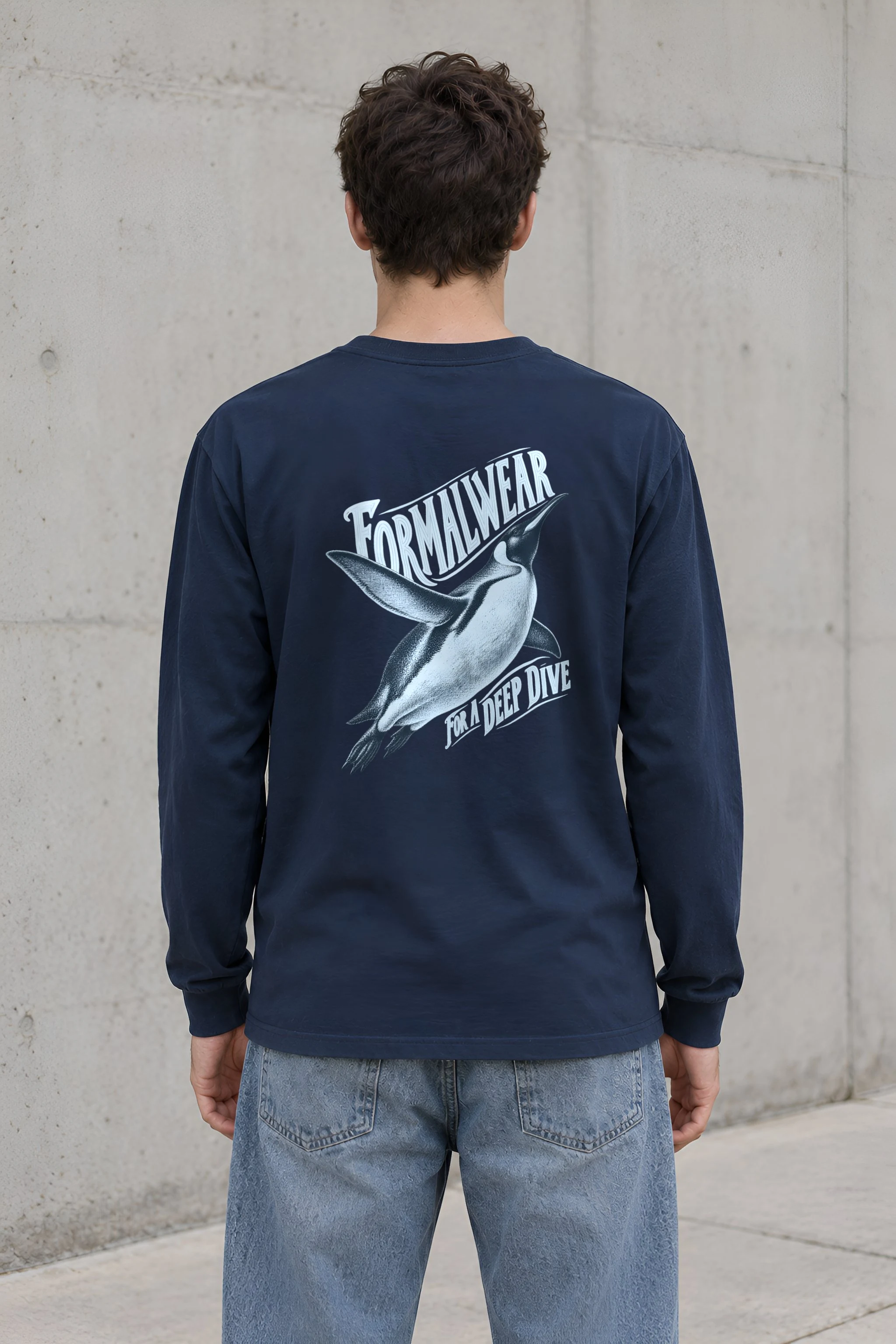 "Formalwear for a Deep Dive" Unisex Longsleeve T-shirt