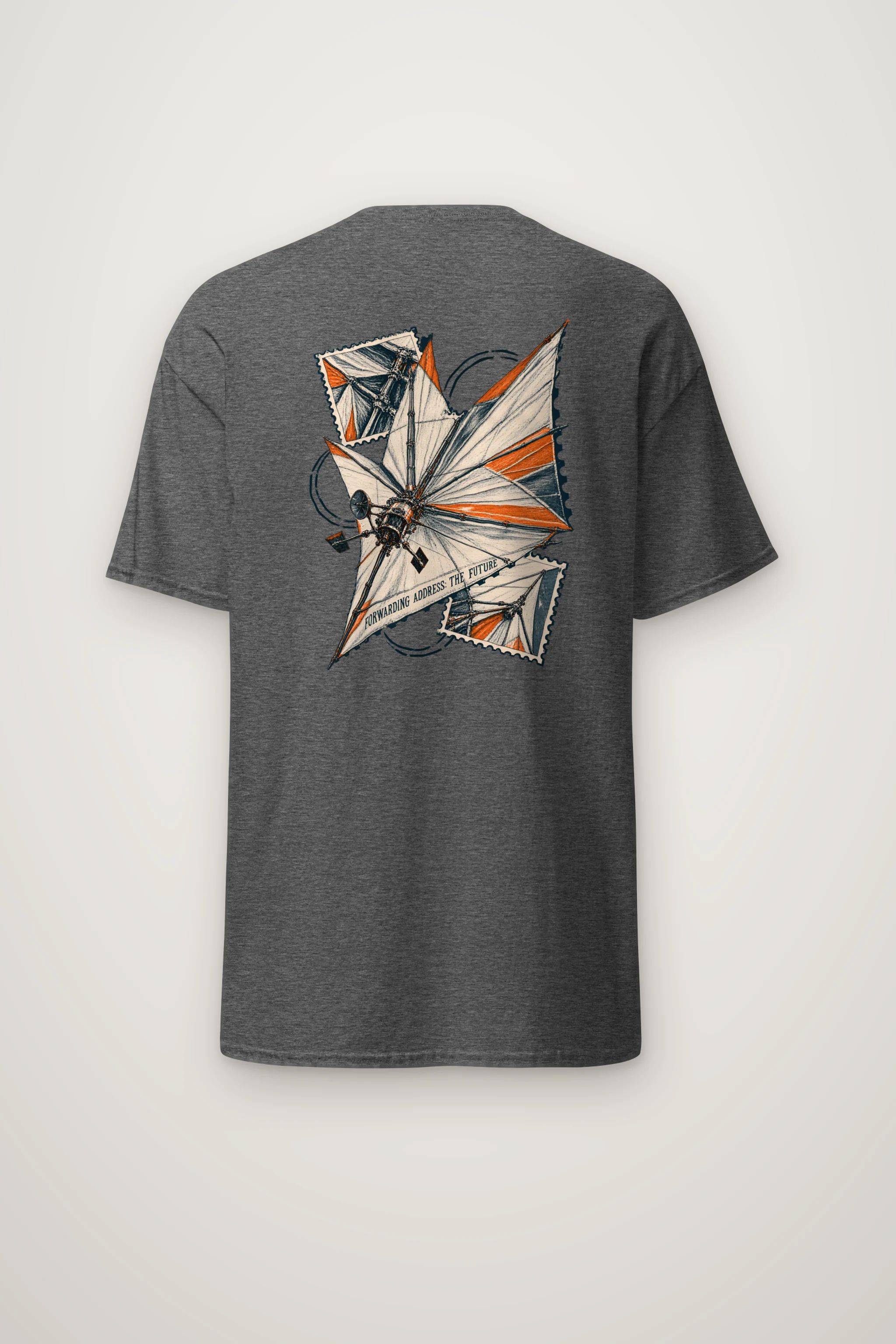 "Forwarding Address: The Future" Heavyweight Unisex Crewneck T-shirt