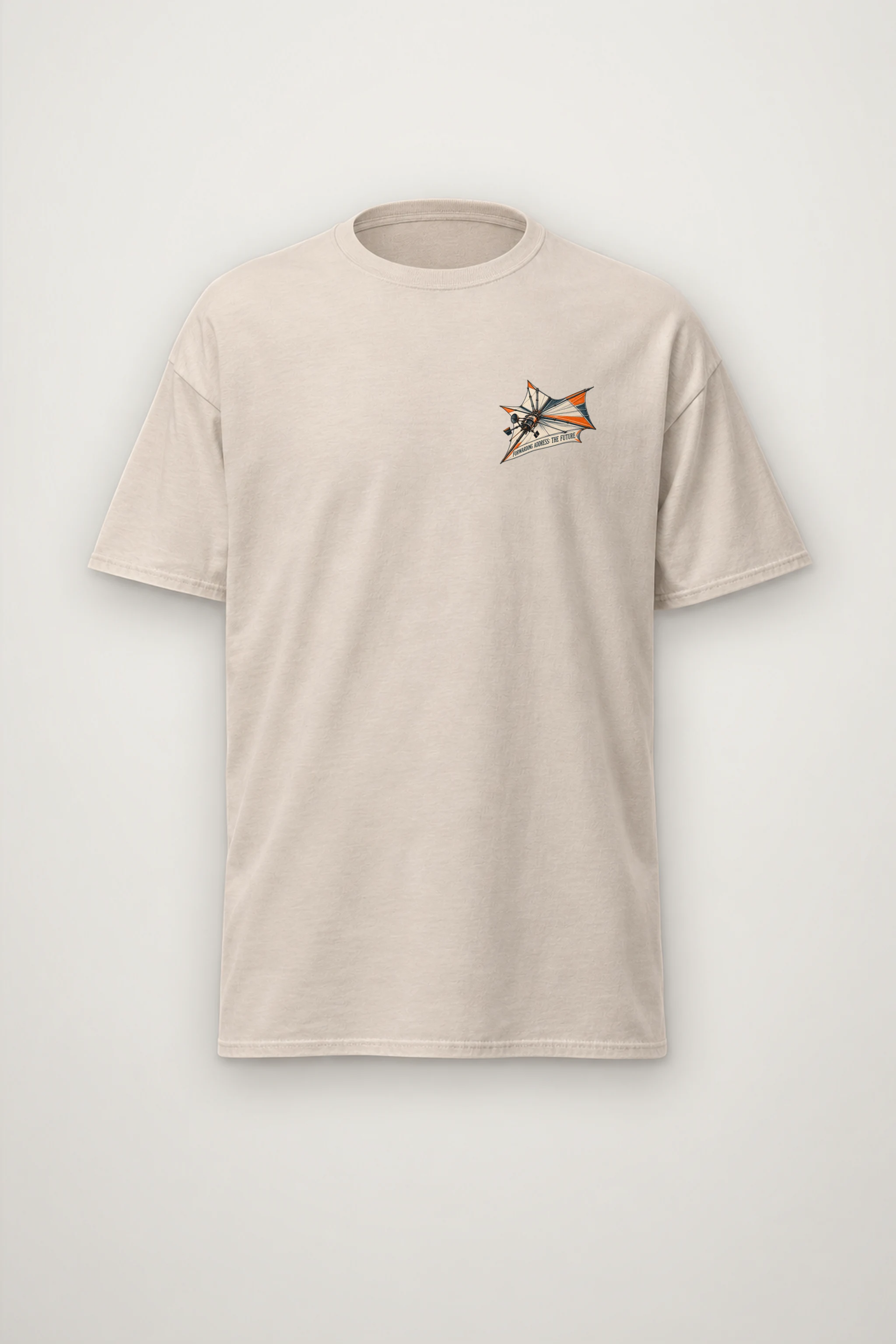 "Forwarding Address: The Future" Heavyweight Unisex Crewneck T-shirt