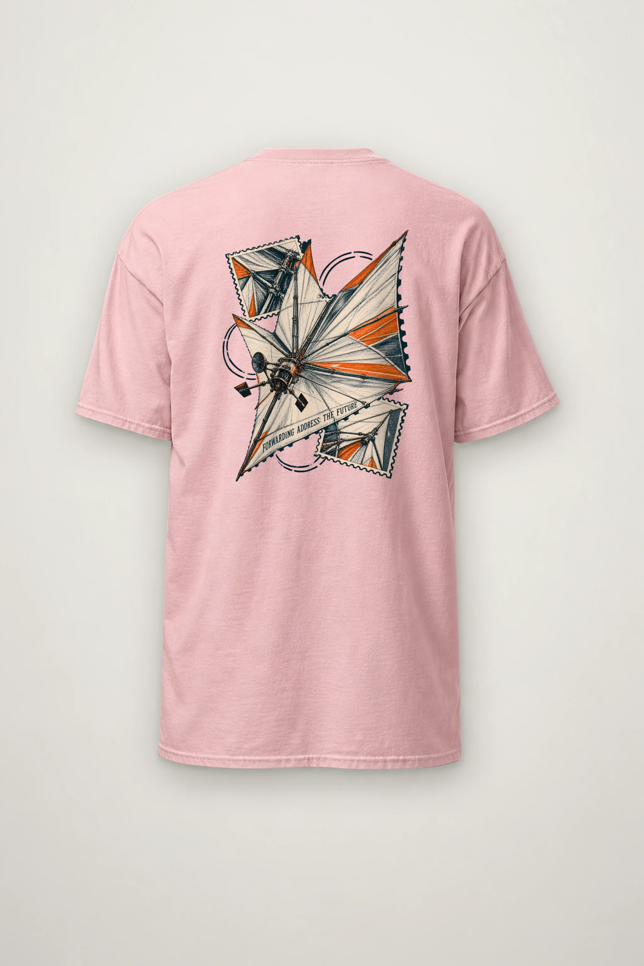 "Forwarding Address: The Future" Heavyweight Unisex Crewneck T-shirt