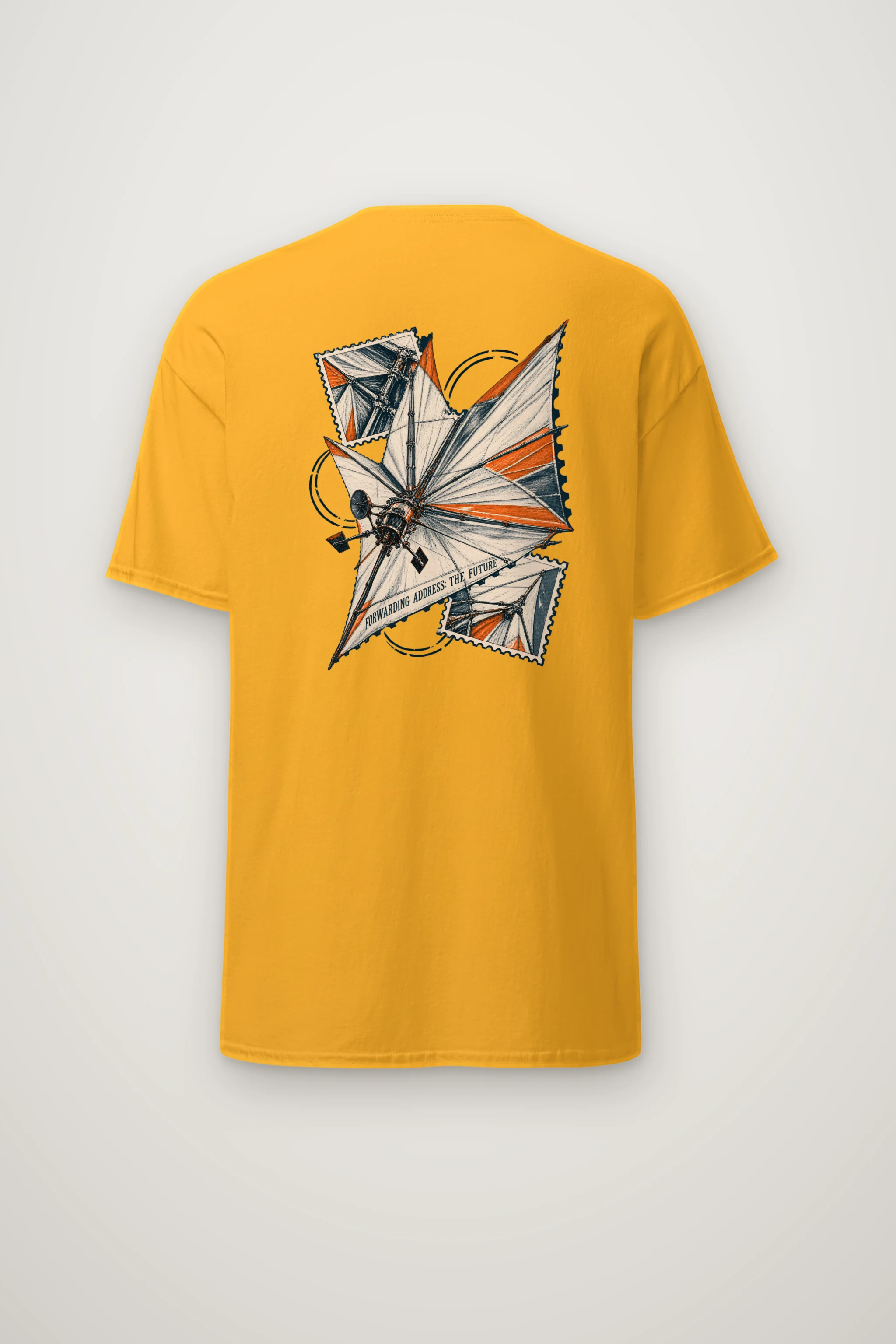 "Forwarding Address: The Future" Heavyweight Unisex Crewneck T-shirt
