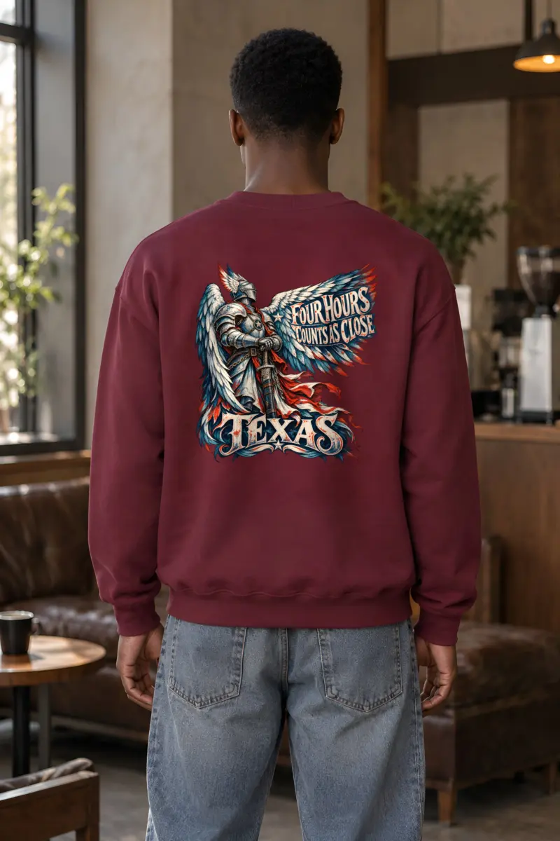 “Four Hours Counts As Close” Heavy Blend Unisex Crewneck Sweatshirt