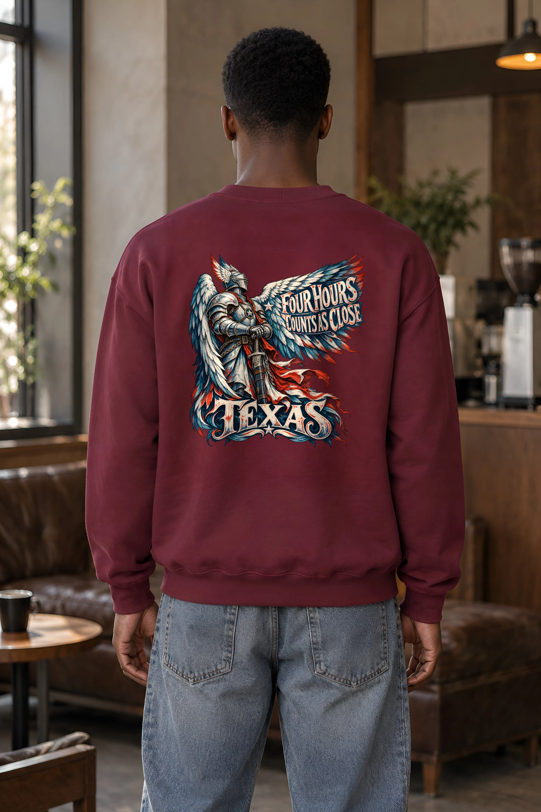 "Four Hours Counts As Close" Heavy Blend Unisex Crewneck Sweatshirt