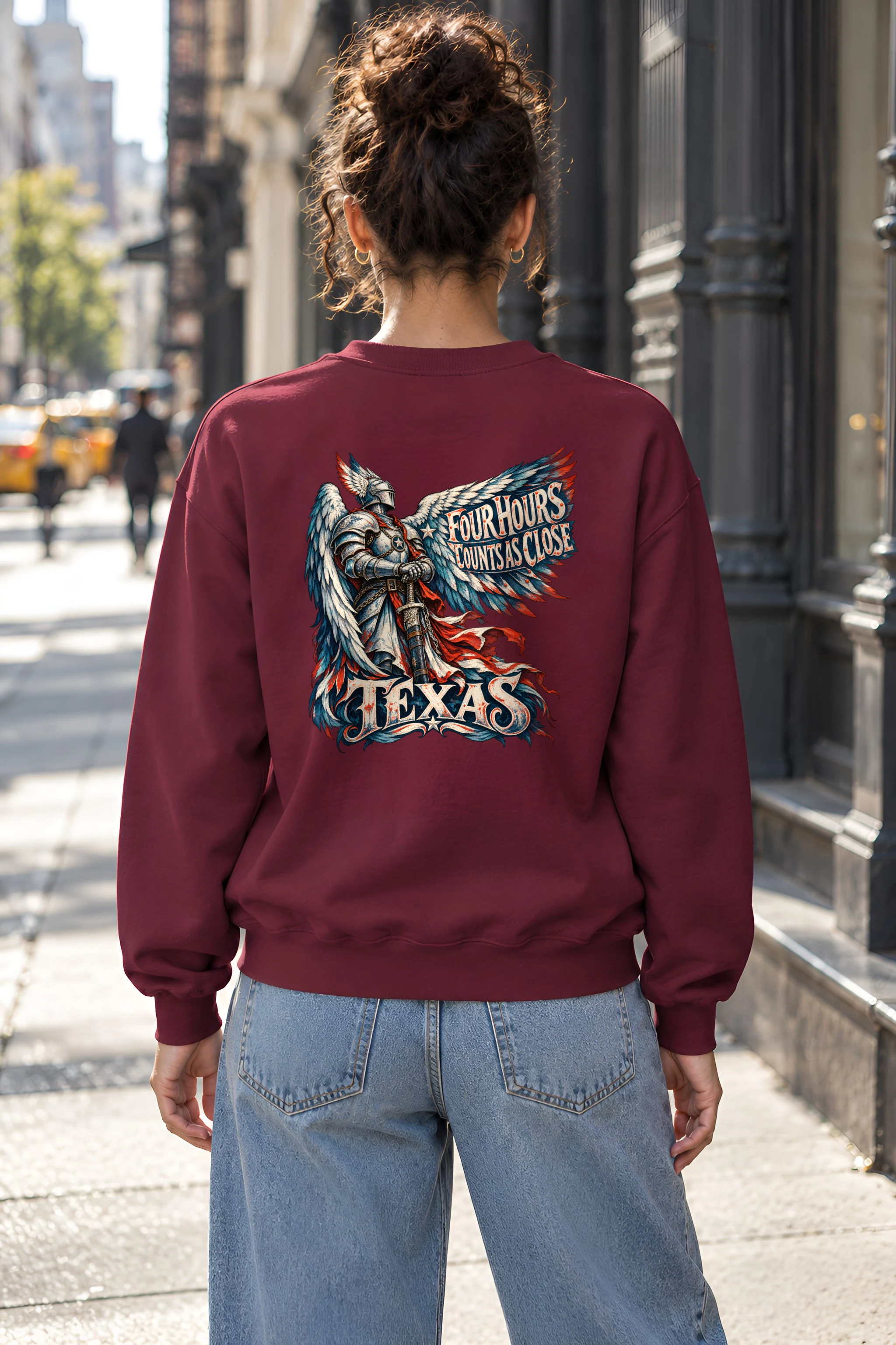 "Four Hours Counts As Close" Heavy Blend Unisex Crewneck Sweatshirt