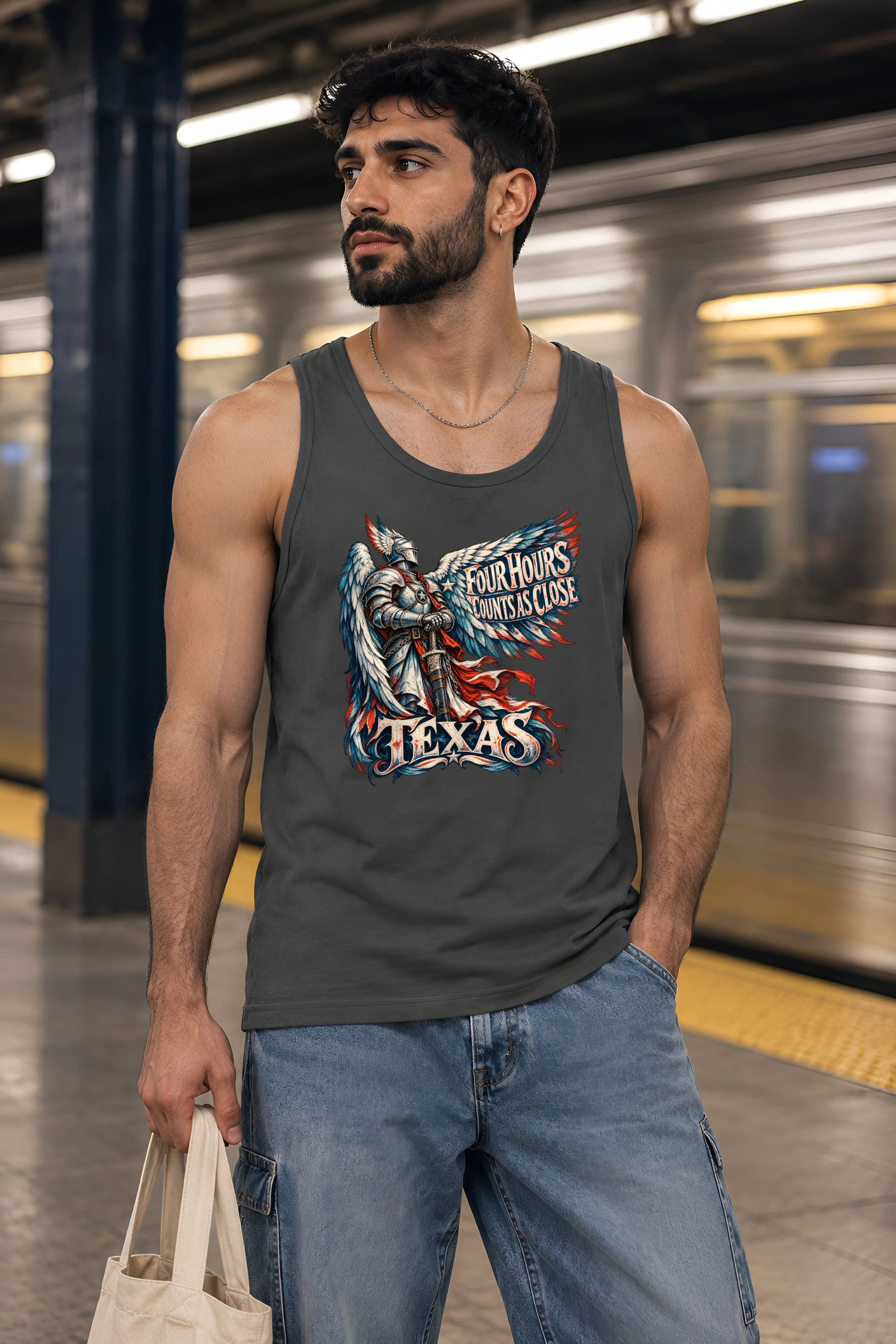 "Four Hours Counts As Close" Unisex Jersey Tank