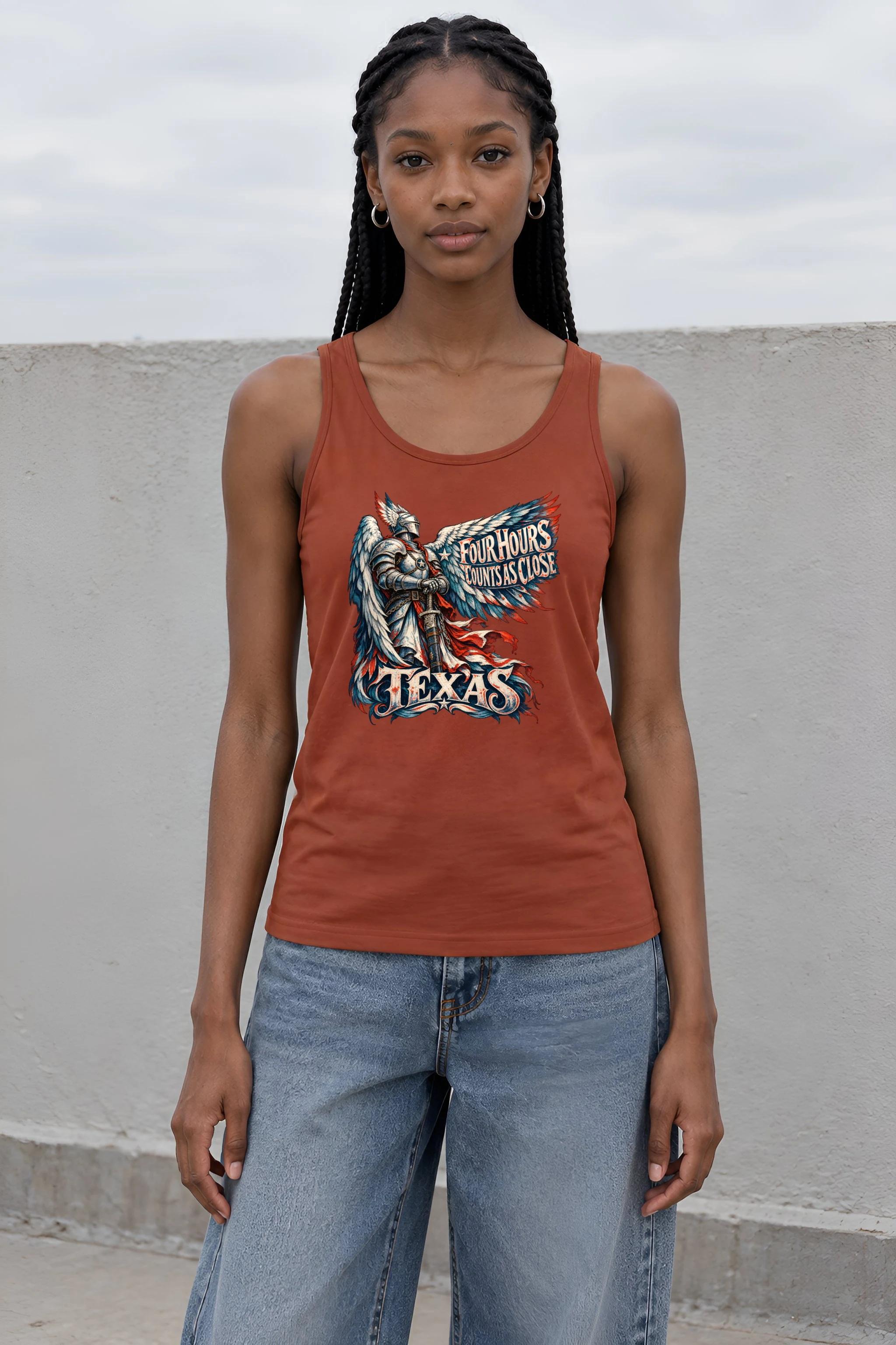 "Four Hours Counts As Close" Unisex Jersey Tank