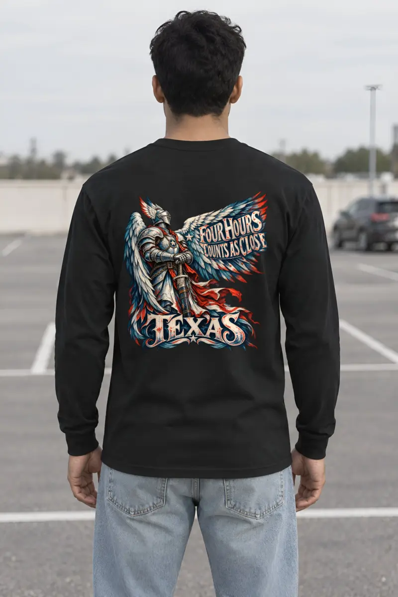 “Four Hours Counts As Close” Unisex Longsleeve T-shirt