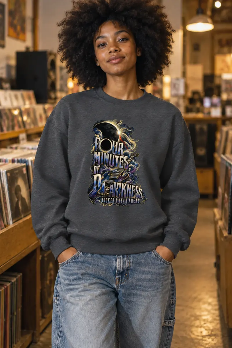 “Four Minutes Of Darkness” Unisex Crewneck Sweatshirt